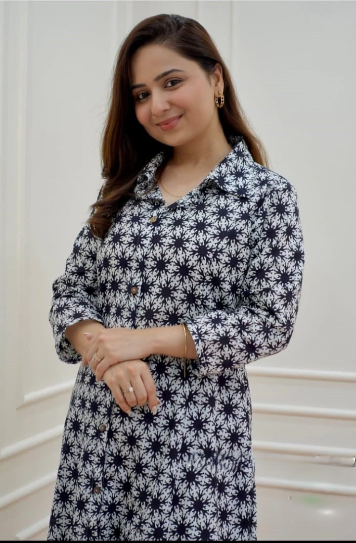 Rayon Procion Printed Co-ord Set – Fully Stitched Top & Bottom