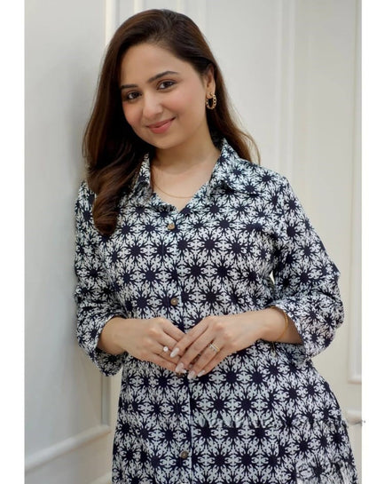 Rayon Procion Printed Co-ord Set – Fully Stitched Top & Bottom