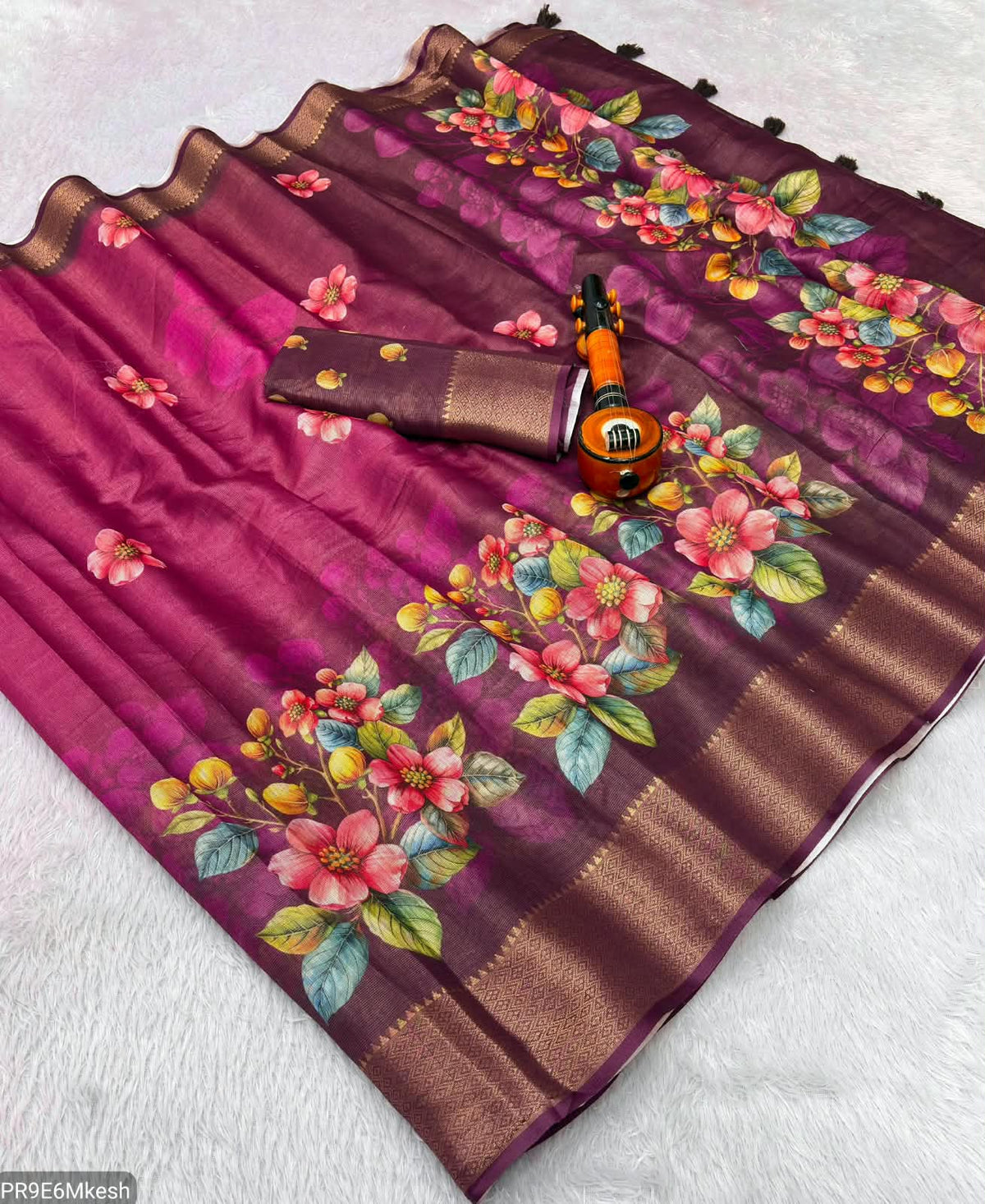 Silk Saree with Blouse – 6.30 Mtr Saree