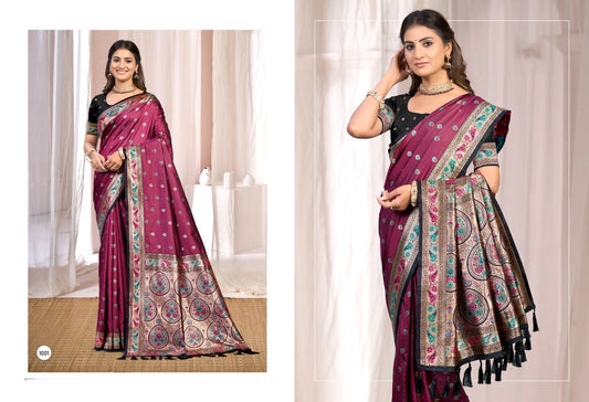 Silk Saree with Silk Blouse Piece