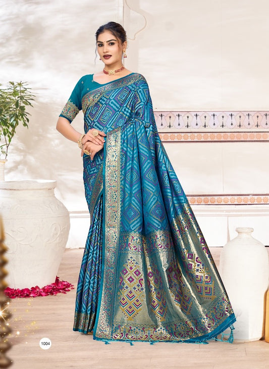 Silk Saree with Silk Blouse Piece