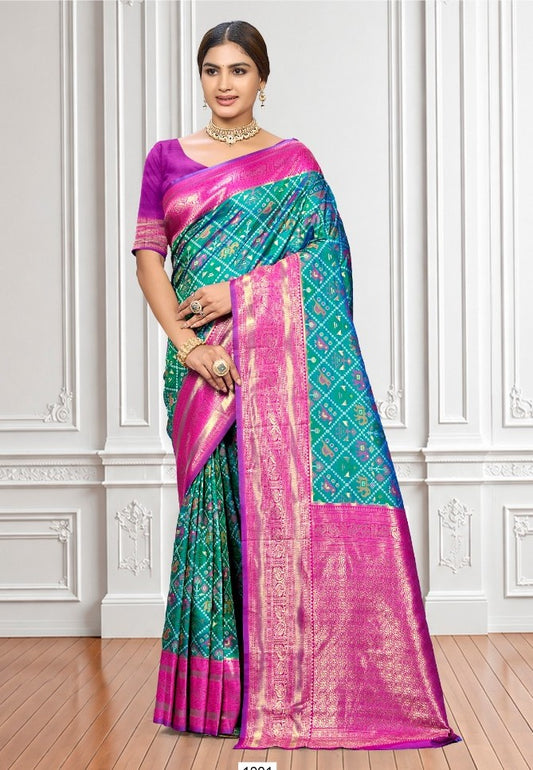 Silk Saree with Silk Blouse Piece