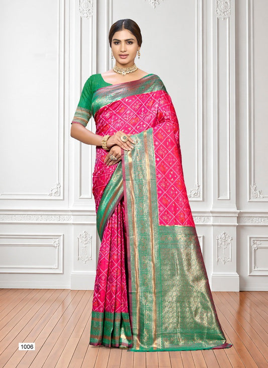 Silk Saree with Silk Blouse Piece