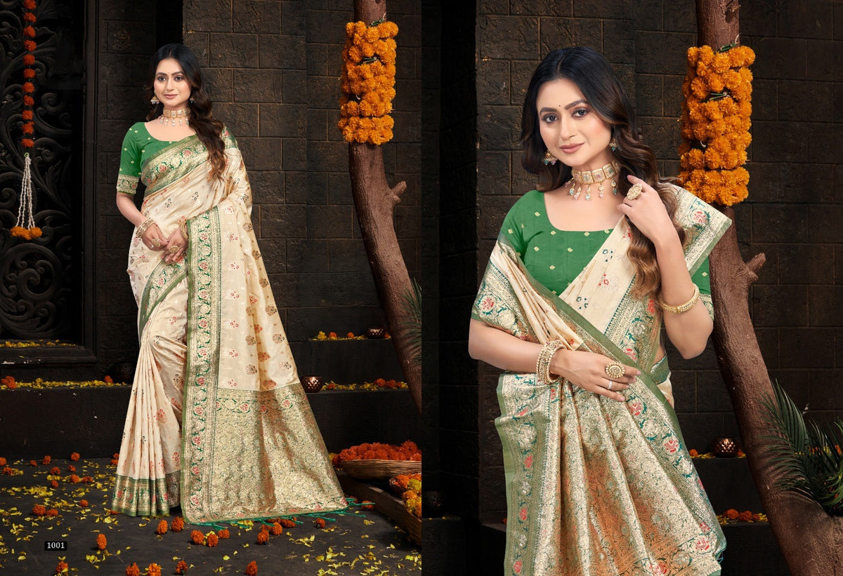 Silk Saree with Silk Blouse