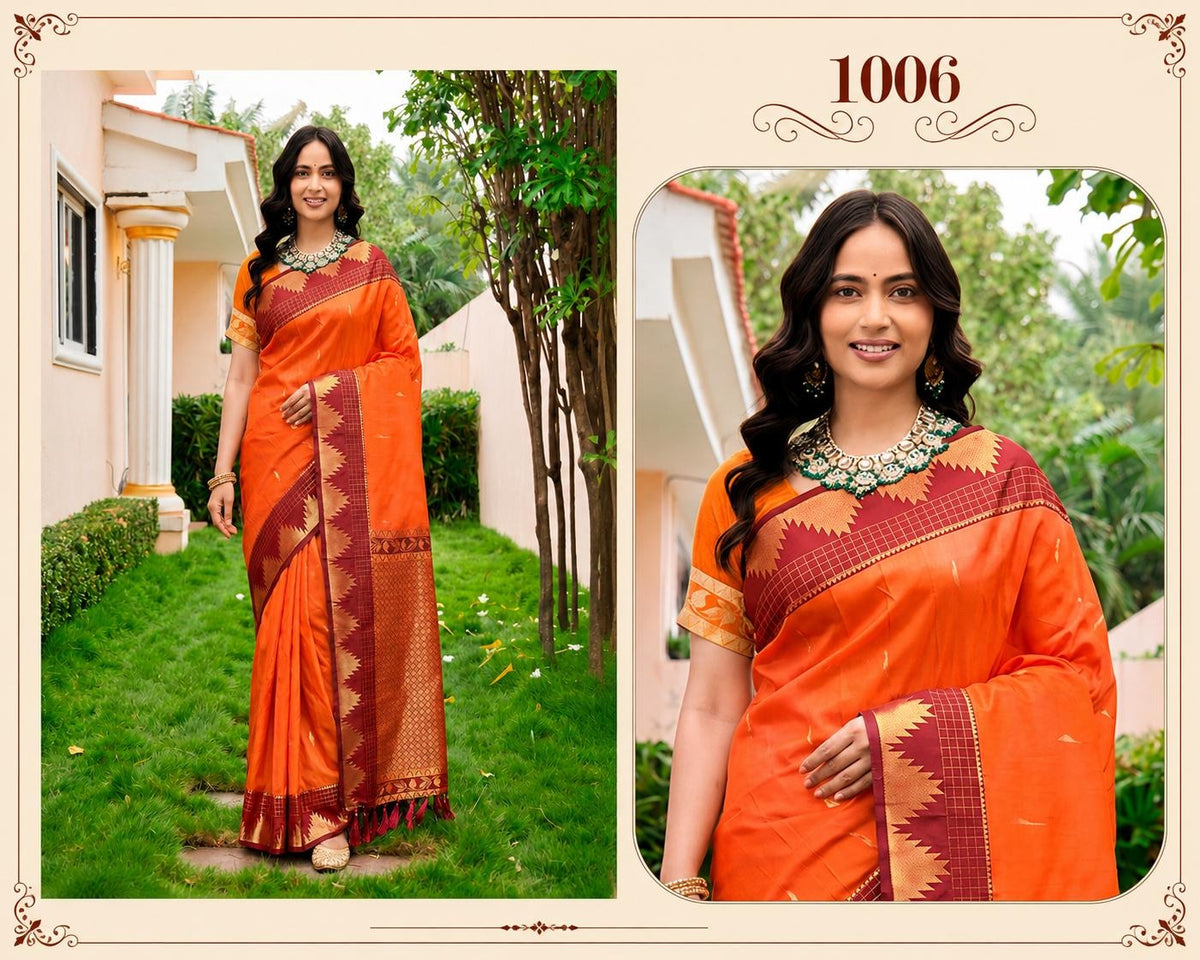 Silk Saree with Silk Blouse