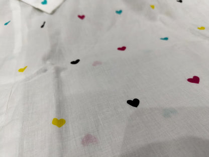 Taj Cotton White Kurti Palazzo Set with Side Pocket