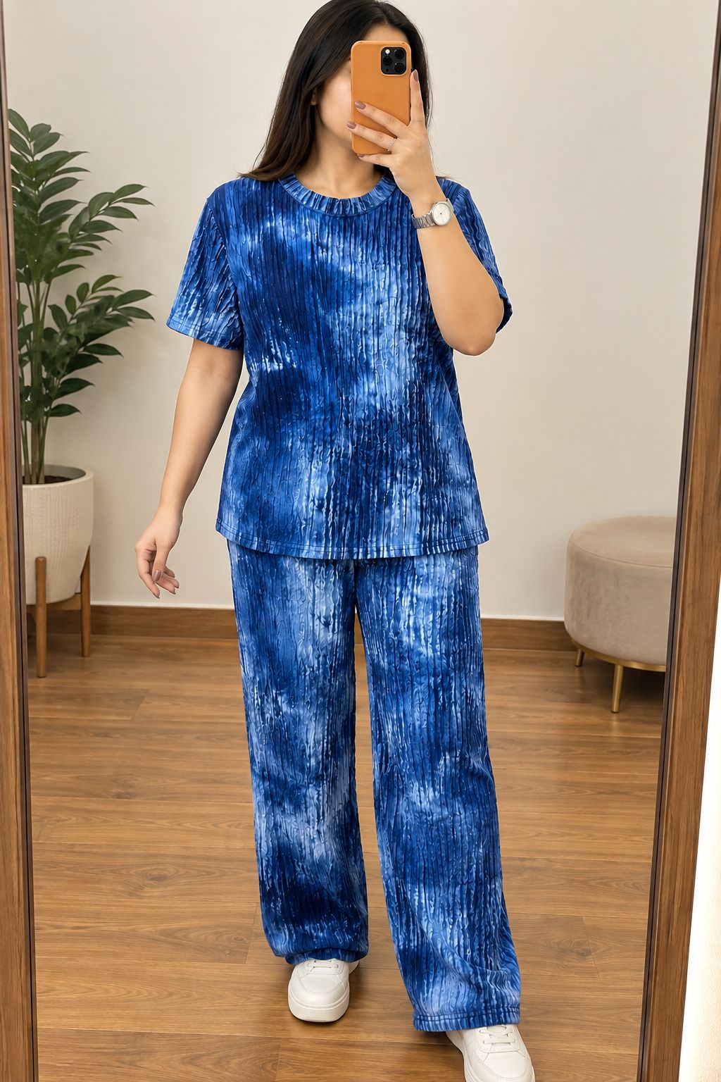 Tie-Dye Imported Fabric Co-Ord Set for Women