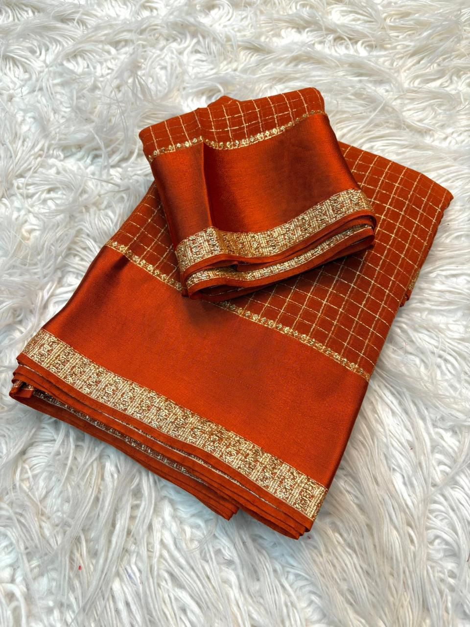 Viscose Georgette Saree with Running Blouse Piece