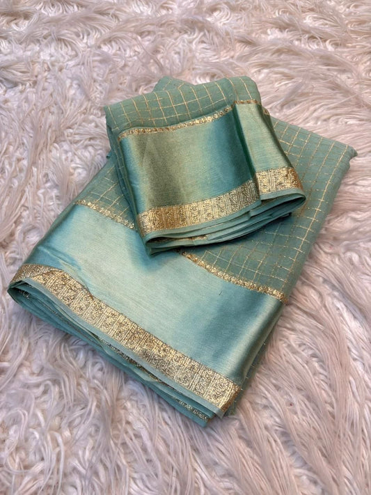 Viscose Georgette Saree with Running Blouse Piece