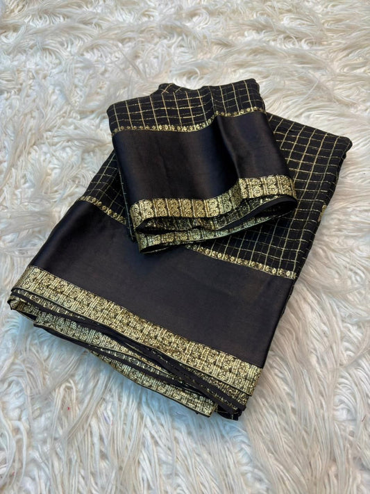 Viscose Georgette Saree with Running Blouse Piece