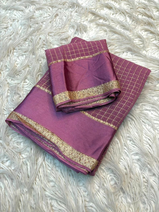 Viscose Georgette Saree with Running Blouse Piece