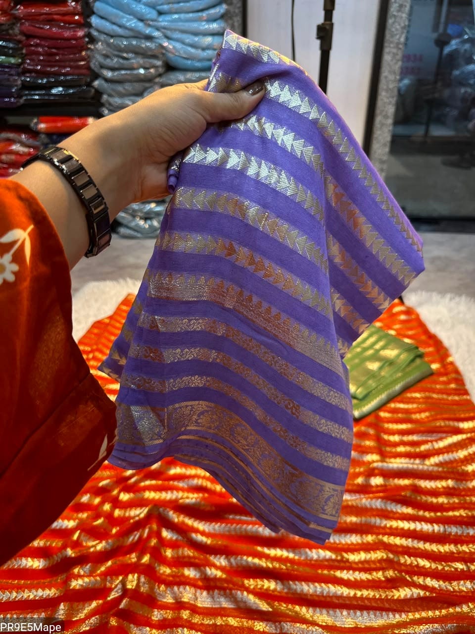 Viscose Georgette Saree with Running Blouse