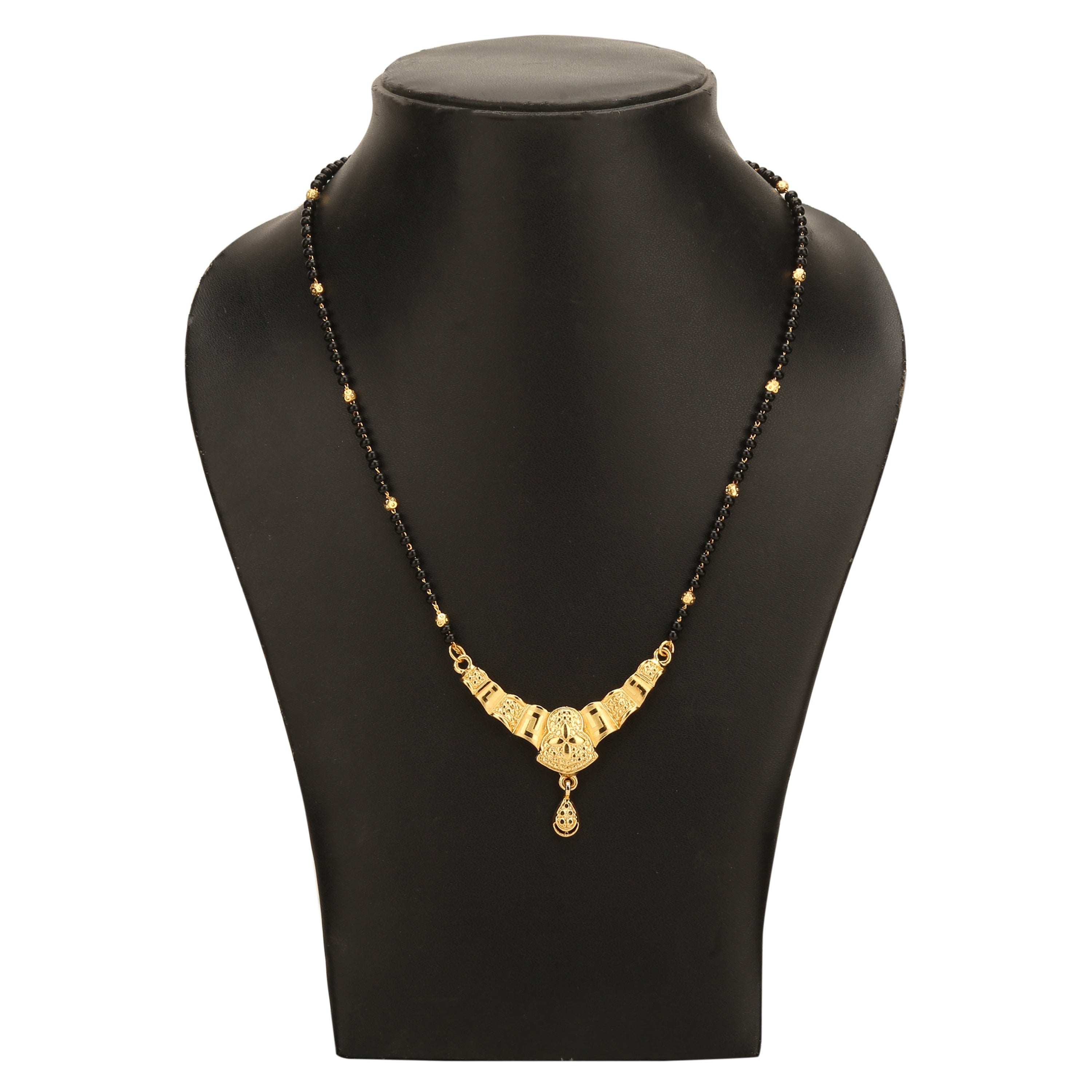 Black gold store plated mangalsutra