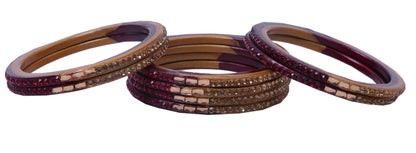sukriti traditional simple lac bangles for women - set of 8