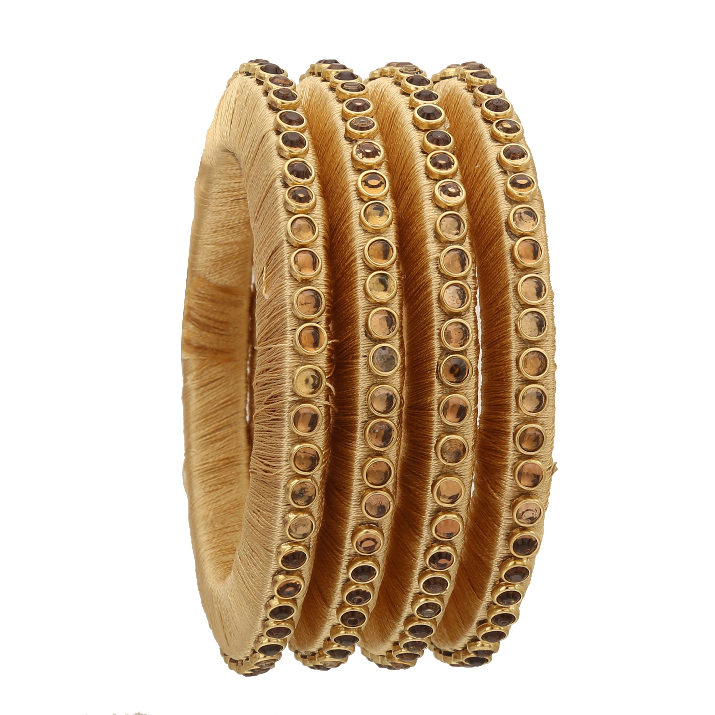 Handmade sales gold bangles