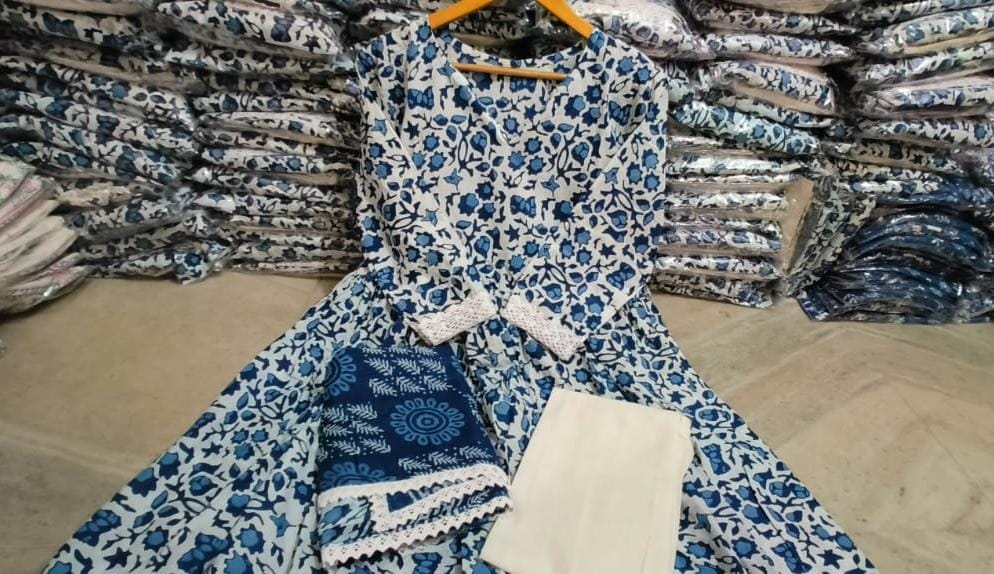 Premium Quality Cotton Three-Piece Suit with Beautiful Print & Full Dupatta