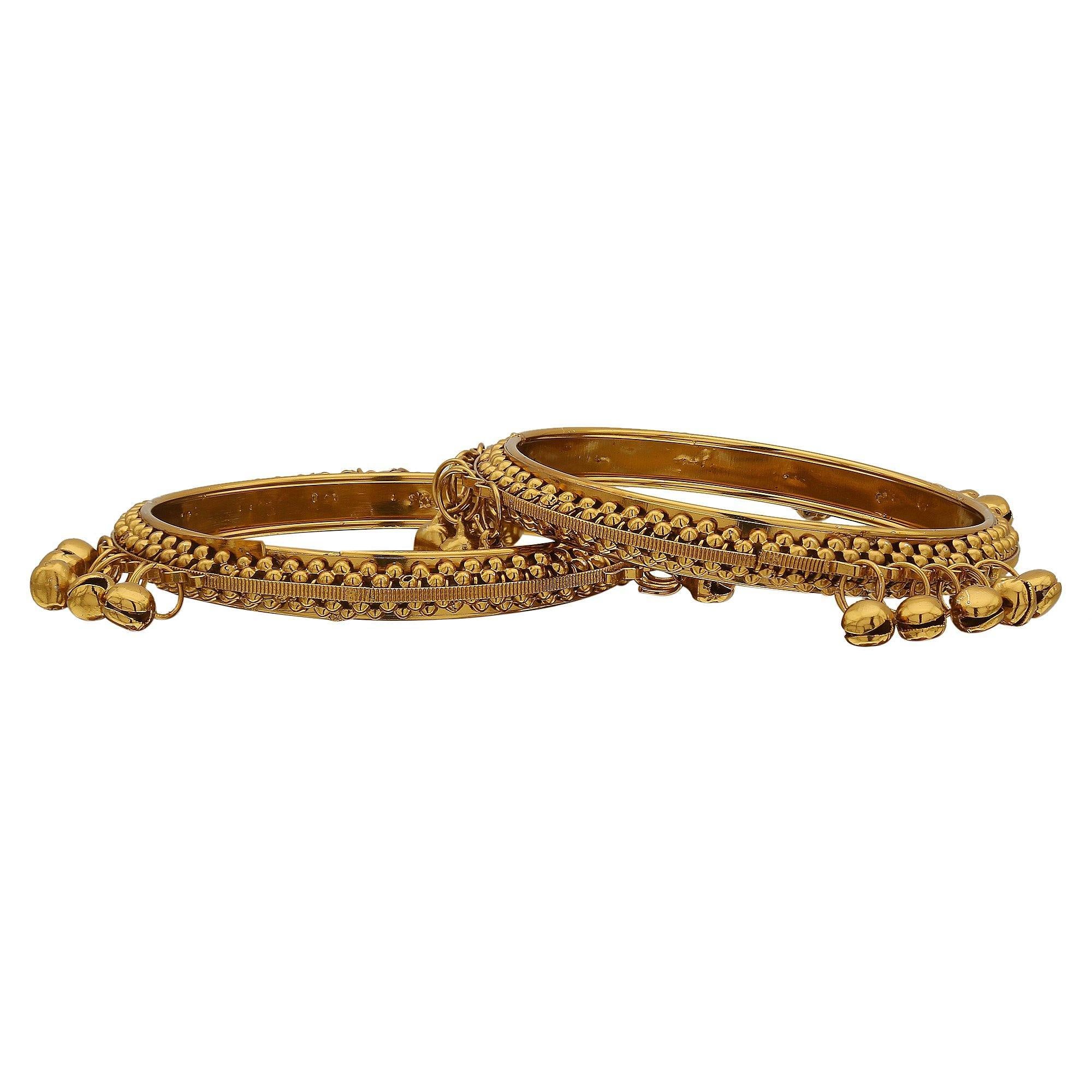 Fancy Designer Gold Bangles at 9500.00 INR in Hapur | Rs Bandhel Jewellery
