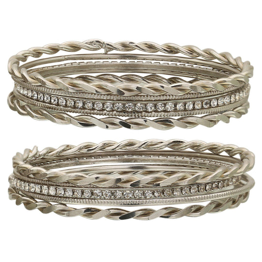 sukriti indian stylish antique party causal wear bracelet bangle for girls & women - set of 13