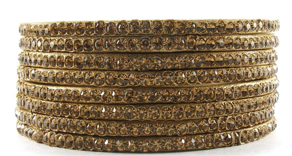 sukriti rajasthani ethnic gold lac bangles for women- set of 8