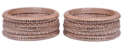 sukriti rajasthani wedding cream lac bangles for women - set of 6